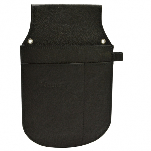 flevado Leder Gastronomie Kellner Halfter Tasche Colt Wild Tribes Only (Nappa Leder schwarz)